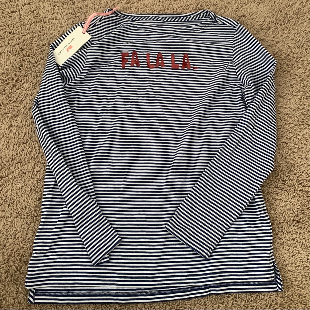 vineyard vines girls holiday shirt